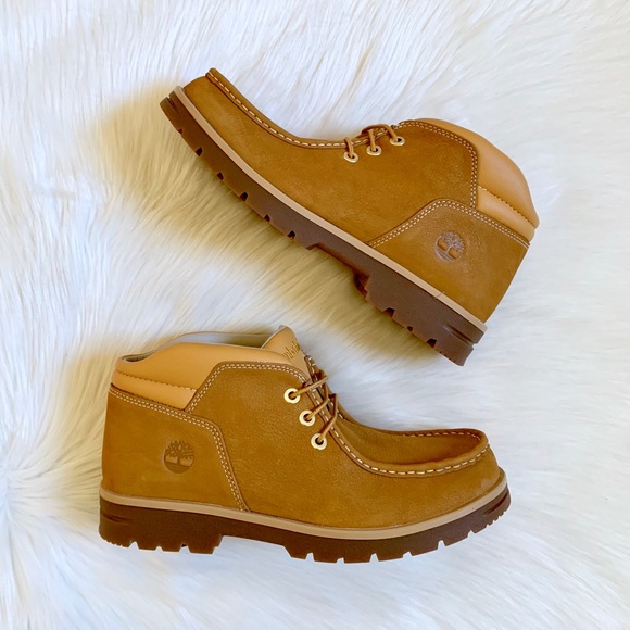 Timberland Wheat Newtonbrook Moc Toe Chukka Boots - Picture 2 of 7